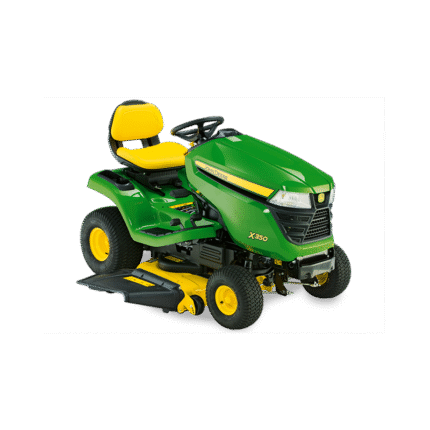 JOHN DEERE X350 Aufsitzmäher mit Seitenauswurf